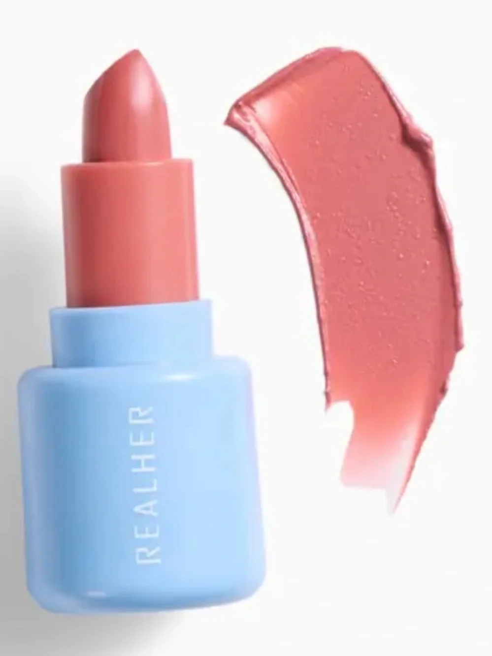 RealHer Bold Peachy Pink Mini Lipstick